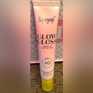 Supergoop! Glow Gloss SPF 40 in Pink and Yellow